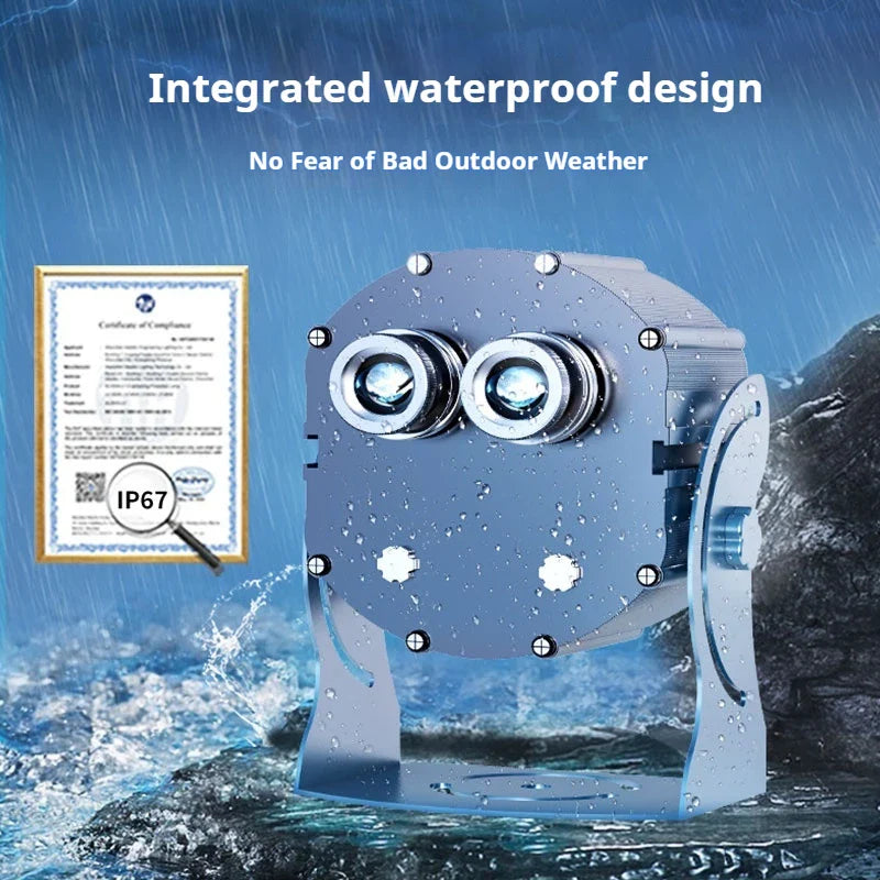 Colourful Ocean Scene Projector Bedroom Night Light For Kids