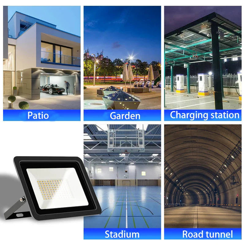 Waterproof Outdoor Garden Projector Lighting Reflector Spotlight Wall Floodlight