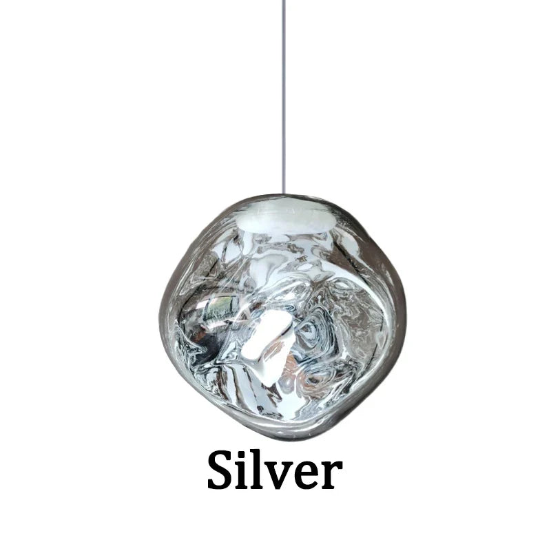 Modern Lava LED Chandeliers PVC Lighting