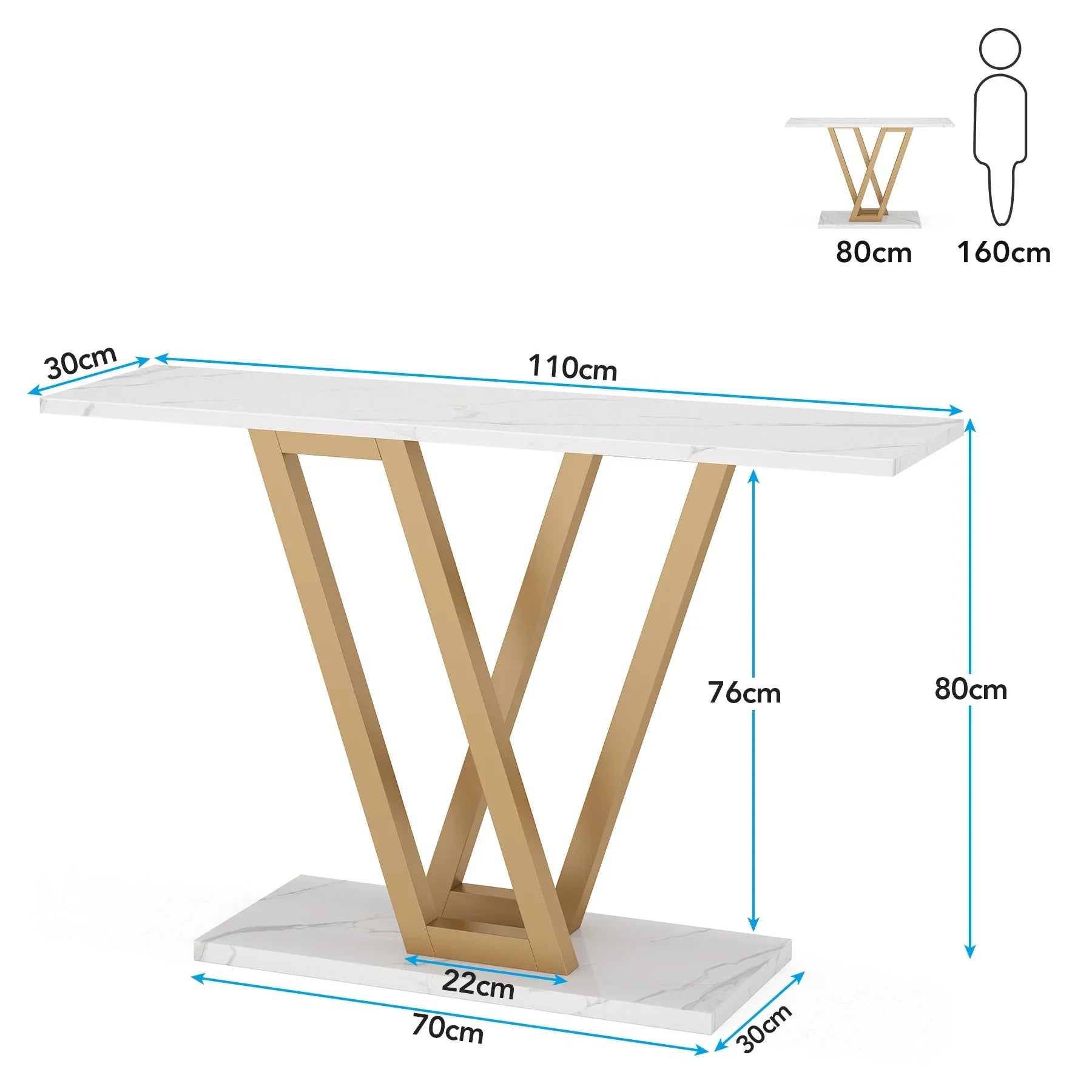 Industrial Console Table