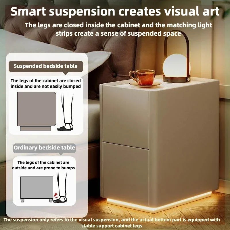 Solid Wood Nightstand