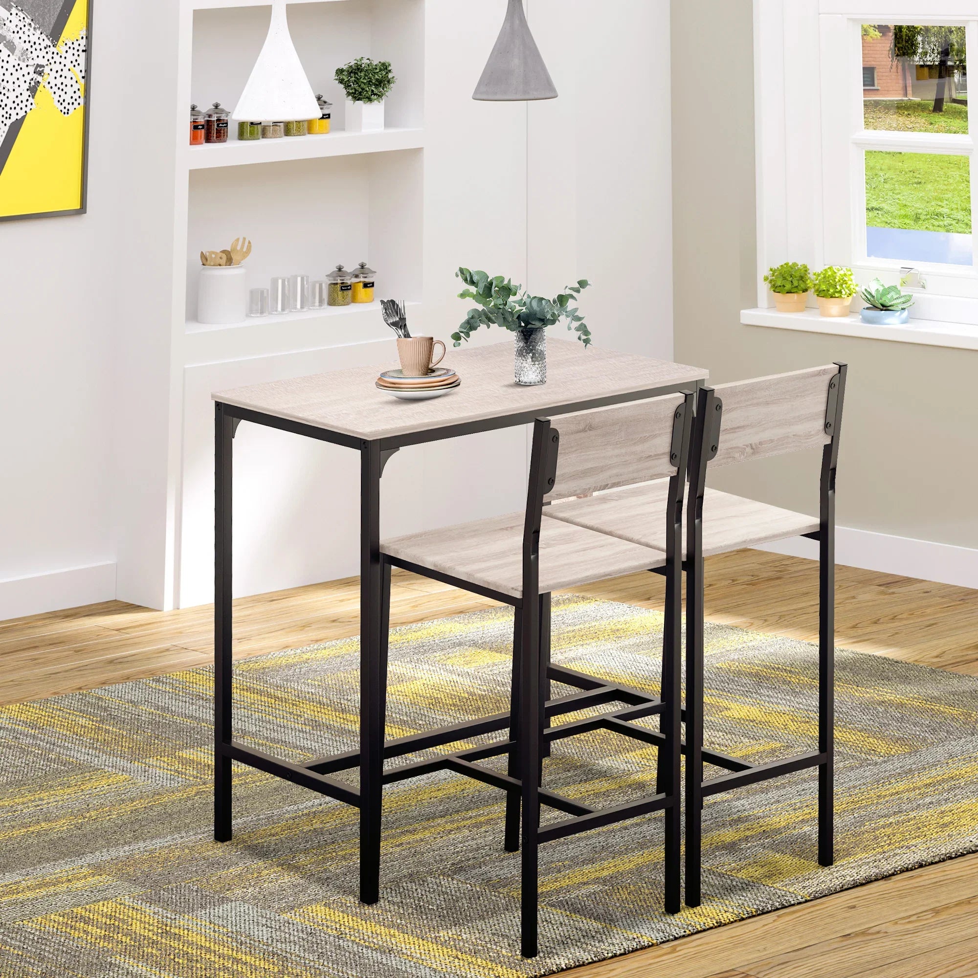 Table Stool Set - 3 Pack