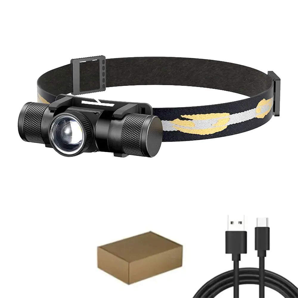 Headlamp High Power Headlight 18650 Rechargeable