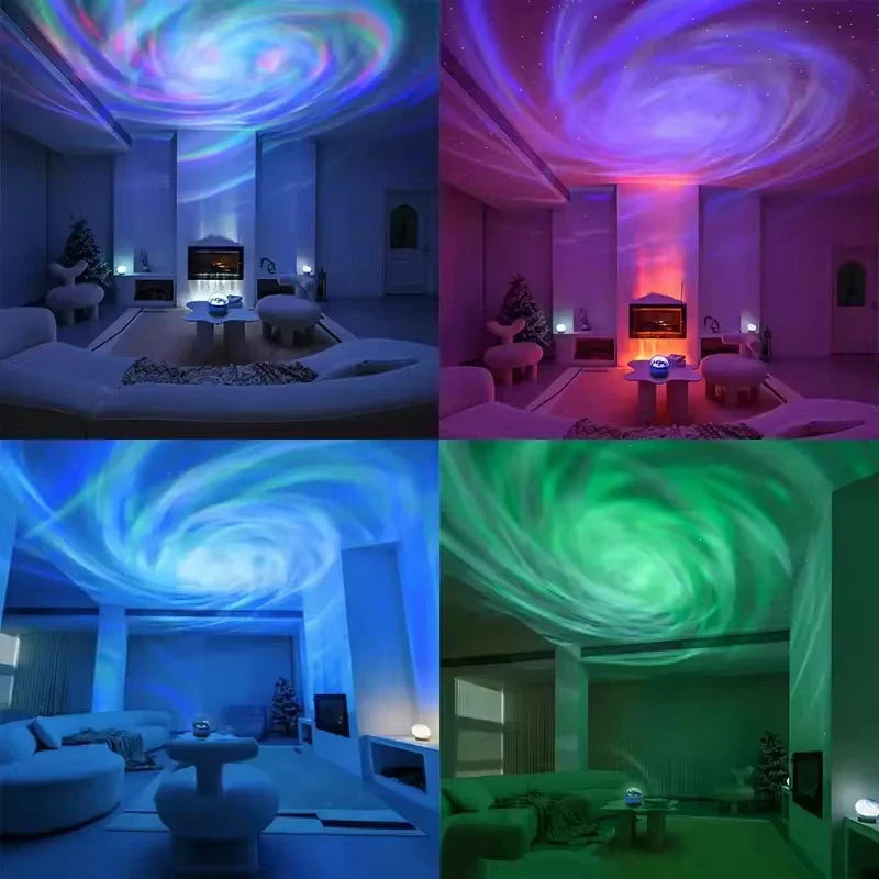 Colorful Galaxy Sky Projector Bedroom Night Light For Kids