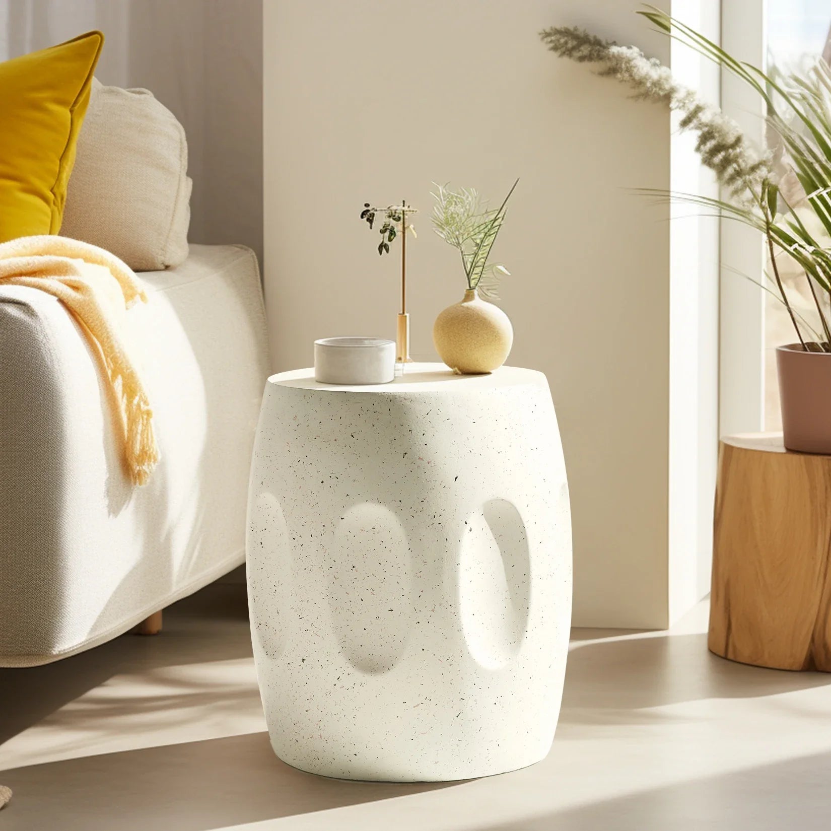 Lightweight Concrete Side Table