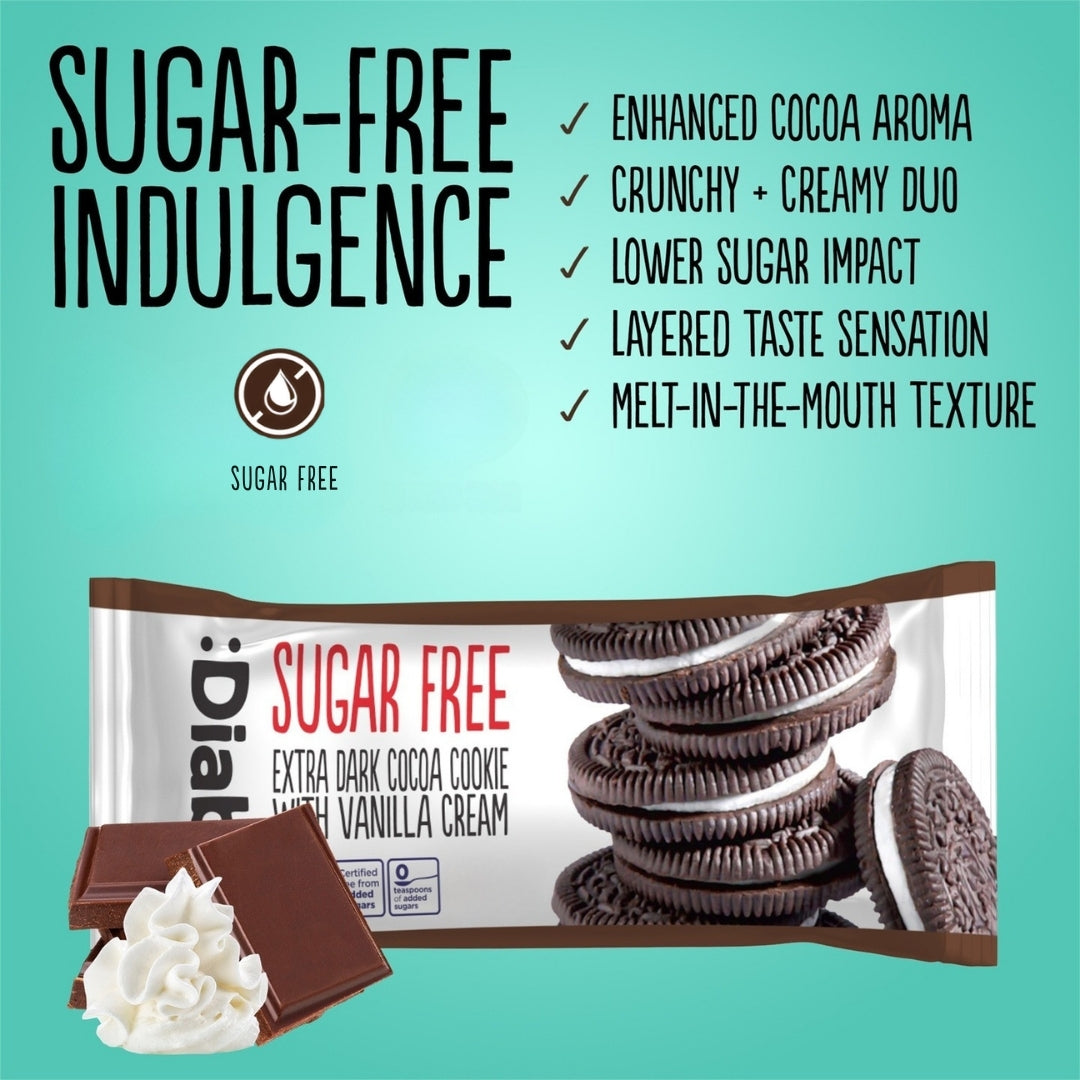 Extra Dark Sandwich Cookies with Vanilla Cream (44g)