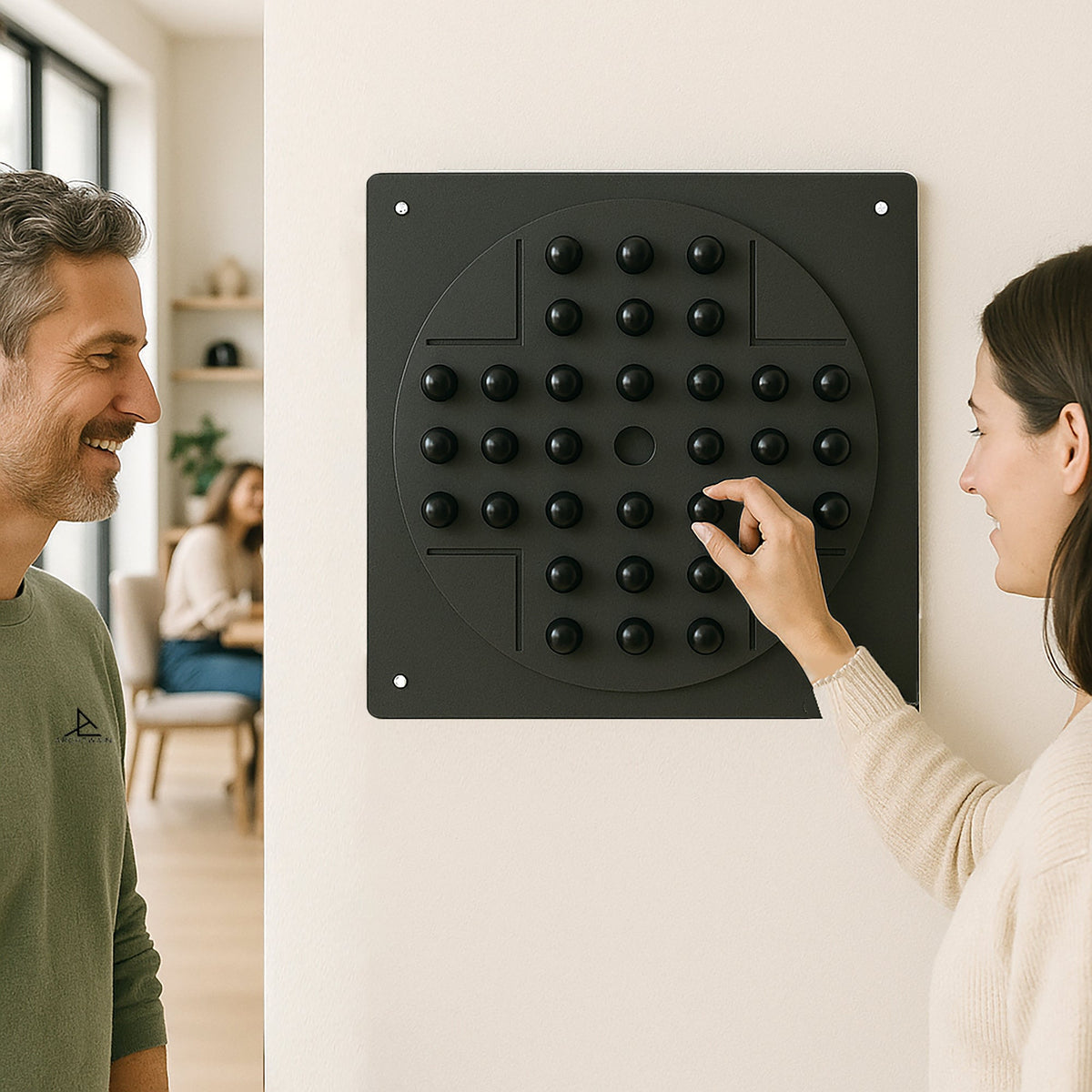 Peg Solitaire Black Wall Game