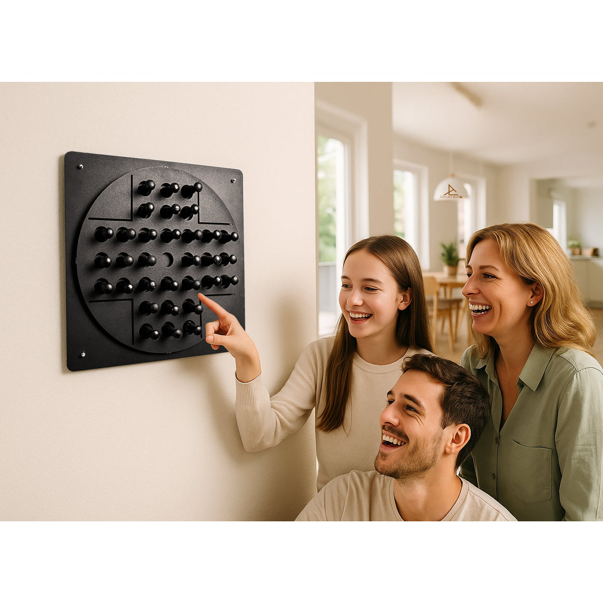 Peg Solitaire Black Wall Game