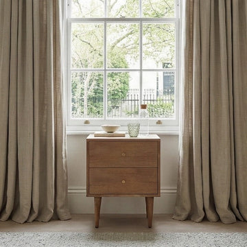 Scandinavian Light Walnut Oslo Bedside Table