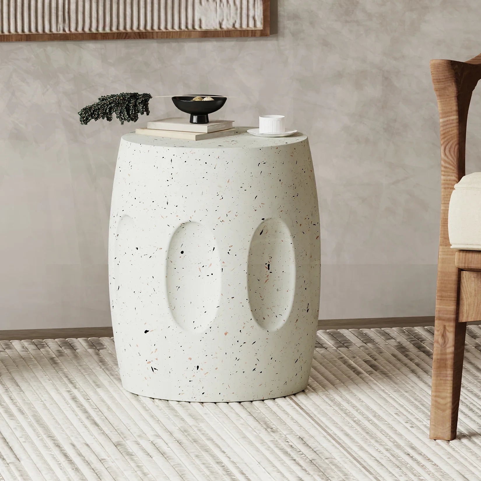 Lightweight Concrete Side Table