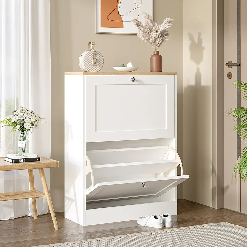Flip Down Shoe Cabinet