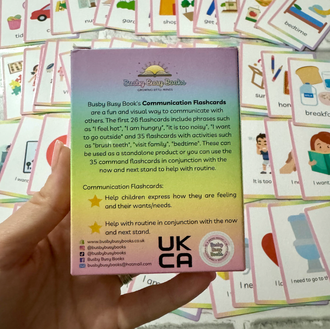 Now, Then & Next / Now & Next Stand & Flashcard Set