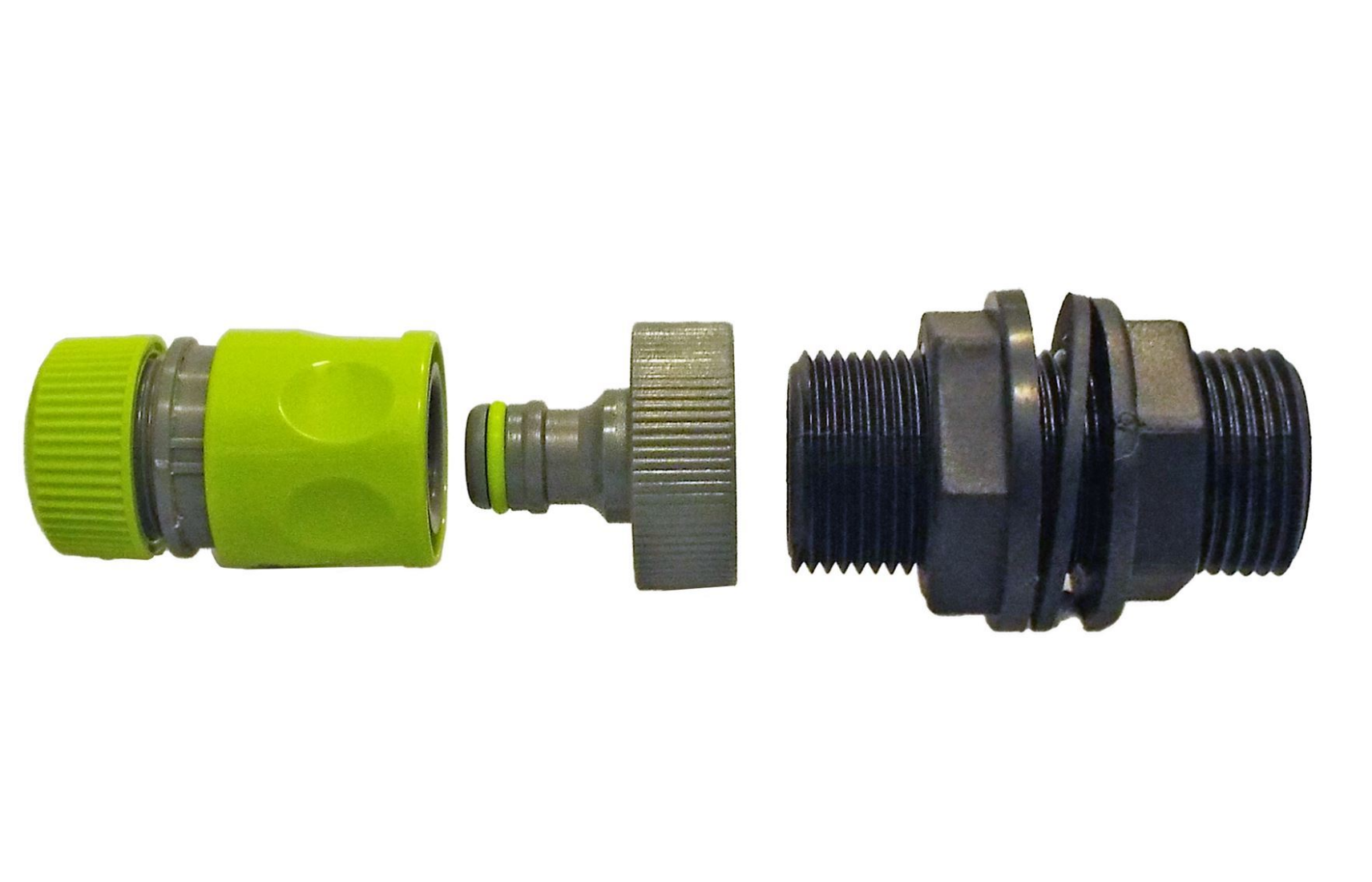 Water Butt Kit ¾” BSPM with Quick Adaptor and Hose Connector (Lime)