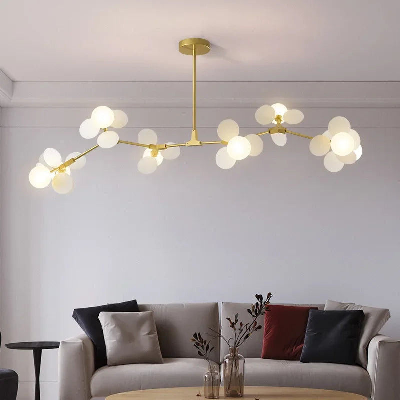 Modern Led Chandeliers Colourful Branch Lustre Luxury Ceiling Light