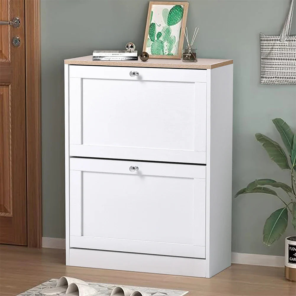 Flip Down Shoe Cabinet