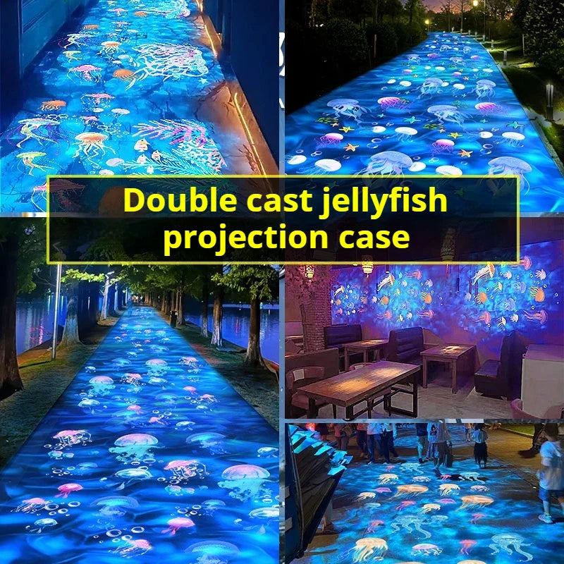 Colourful Ocean Scene Projector Bedroom Night Light For Kids