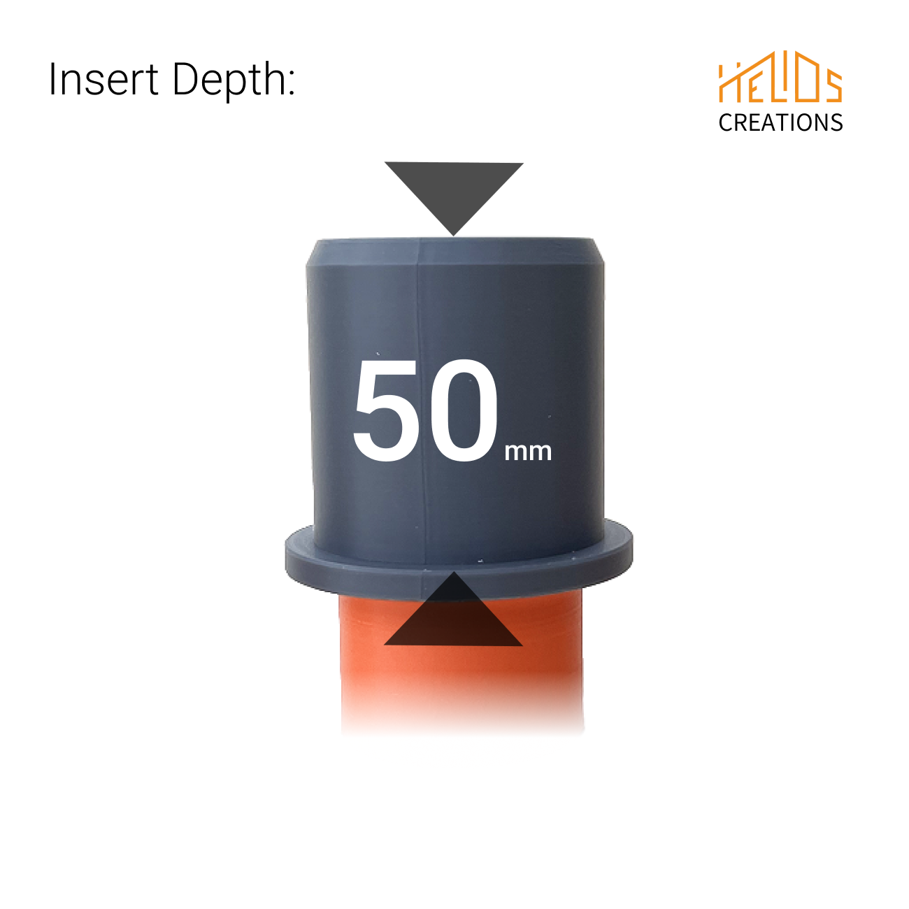 Numatic, Henry family to  Ducting Hose Pipe Connector,  Sizes: 38, 40, 45, 50 mm