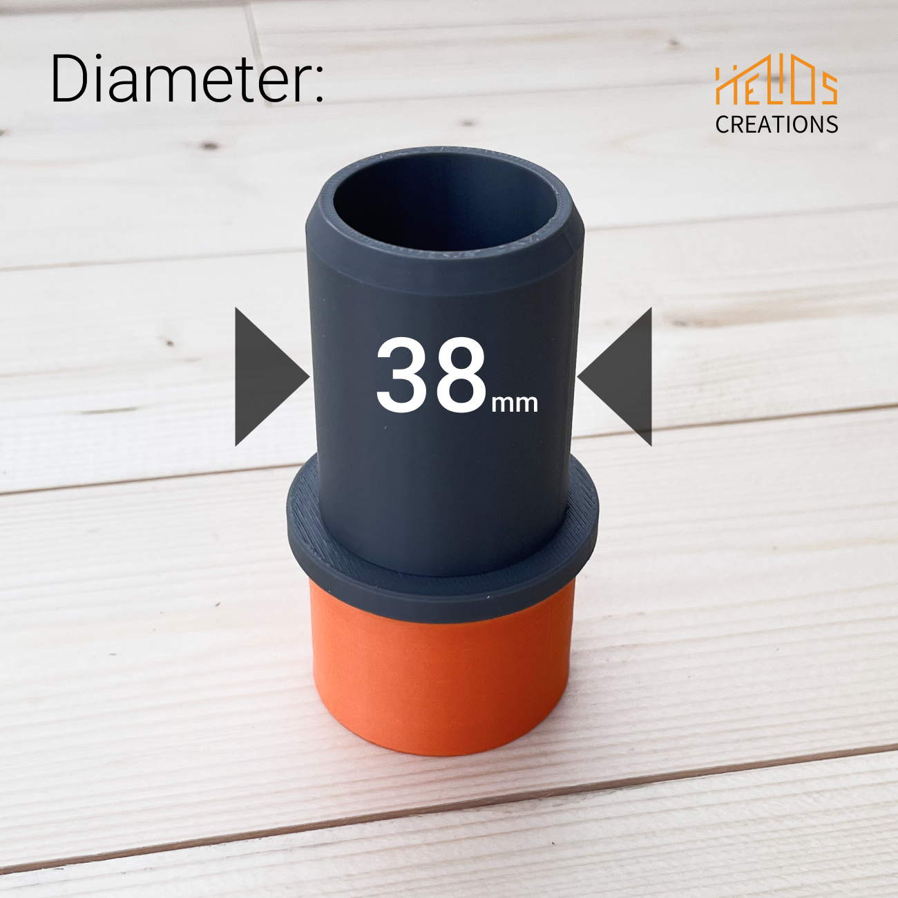 Festool Extractor to  Ducting Hose Pipe Connector. Sizes: 38, 40, 45, 50, 63 mm