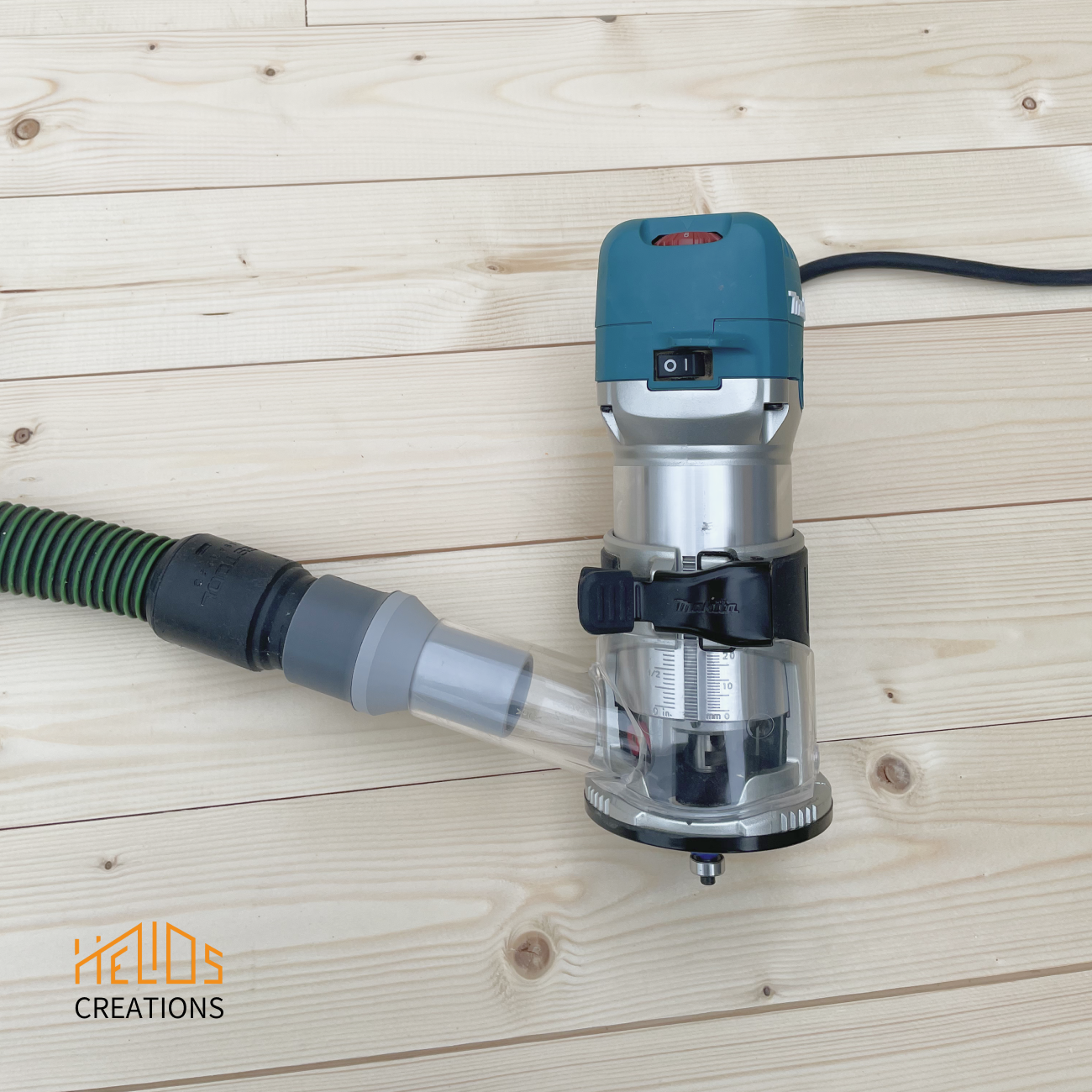 Adapter For Makita DRT50Z RT0700 and Clones Router to Festool Cleantec