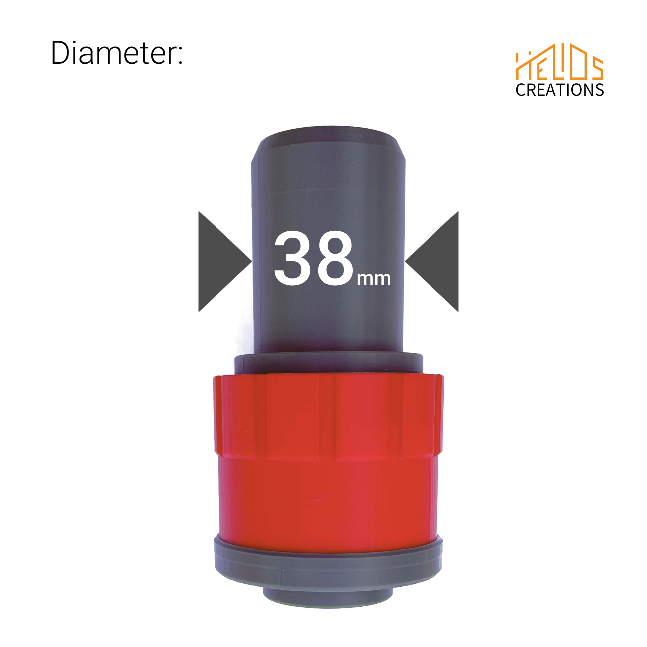 Einhell Mitre Saw Dust Port Adapter to 38, 40, 45, 50, 63 mm Hose Pipe