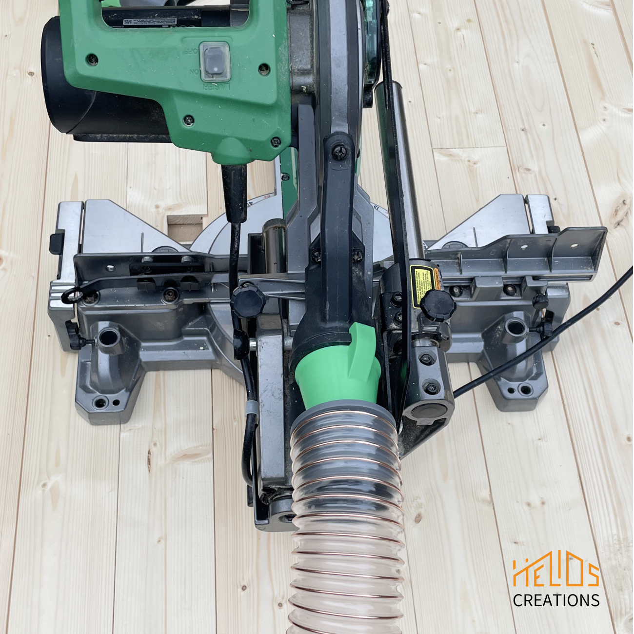 Hose Adapter for Hikoki C3610DRA & C8FSHG Mitre Chop Saw to 38, 40, 45, 50, 63 mm Hose Pipe