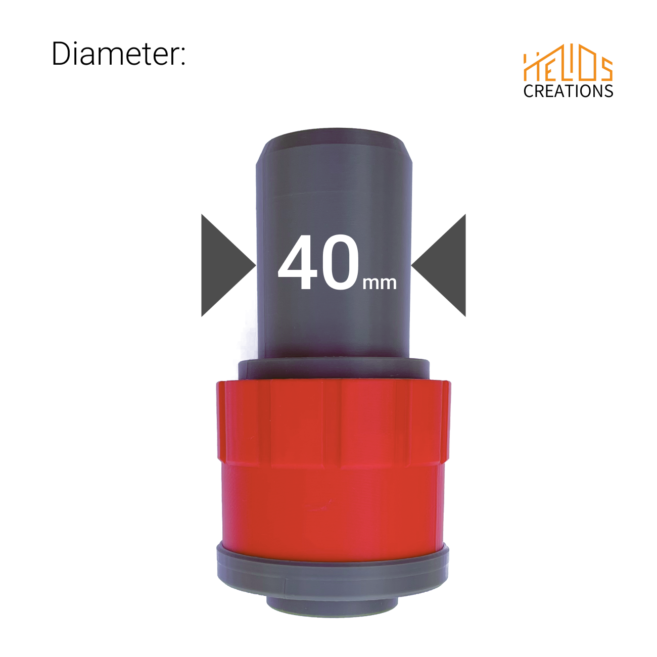 Einhell Mitre Saw Dust Port Adapter to 38, 40, 45, 50, 63 mm Hose Pipe