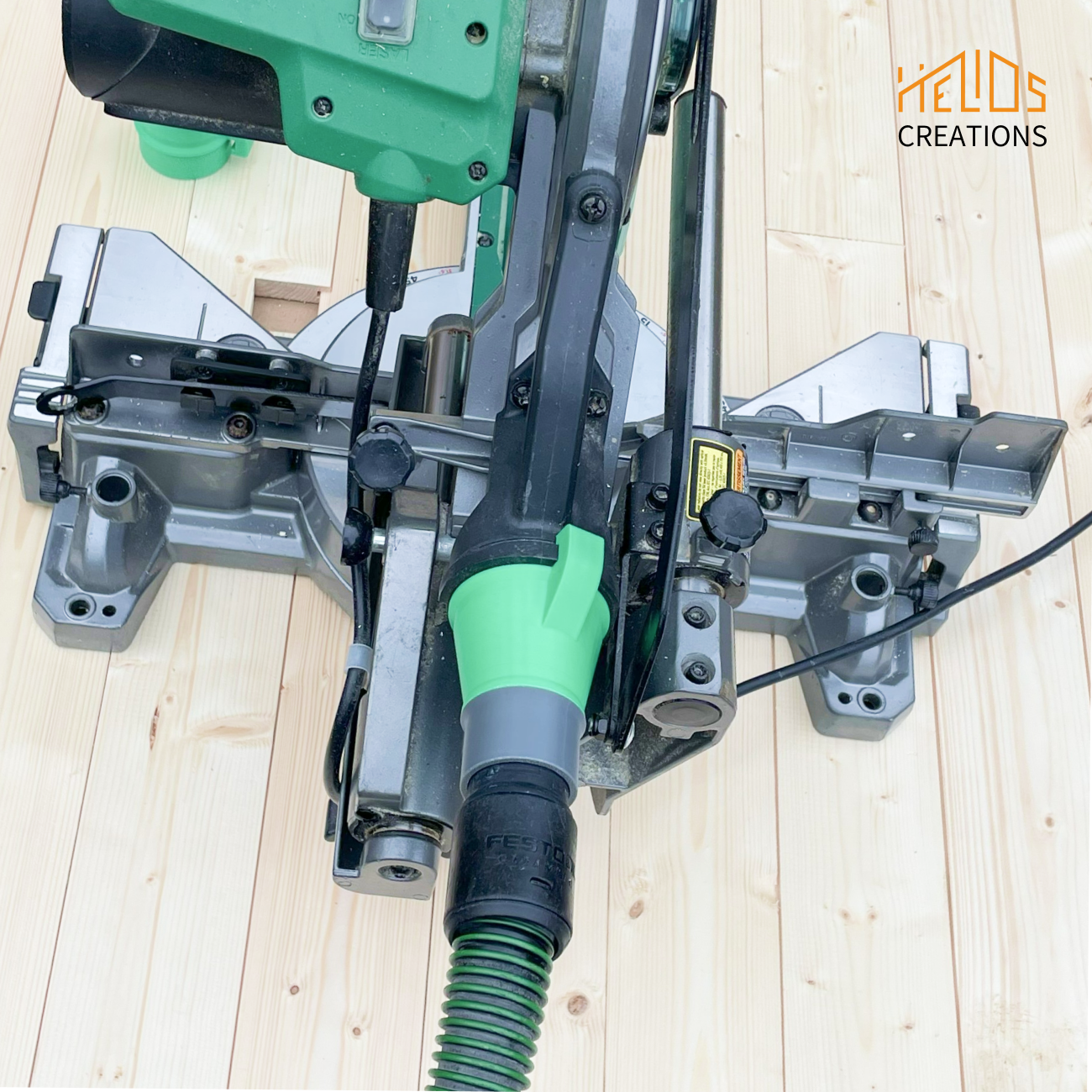 Hose Adaptor For Hikoki  Mitre Saw to Festool Cleantec