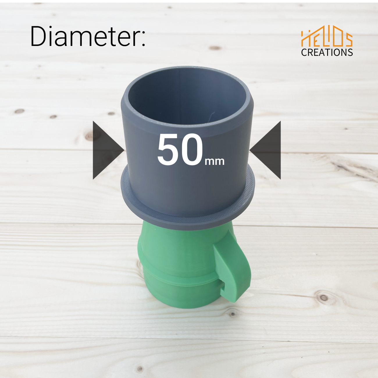 Hose Adapter for Hikoki C3610DRA & C8FSHG Mitre Chop Saw to 38, 40, 45, 50, 63 mm Hose Pipe