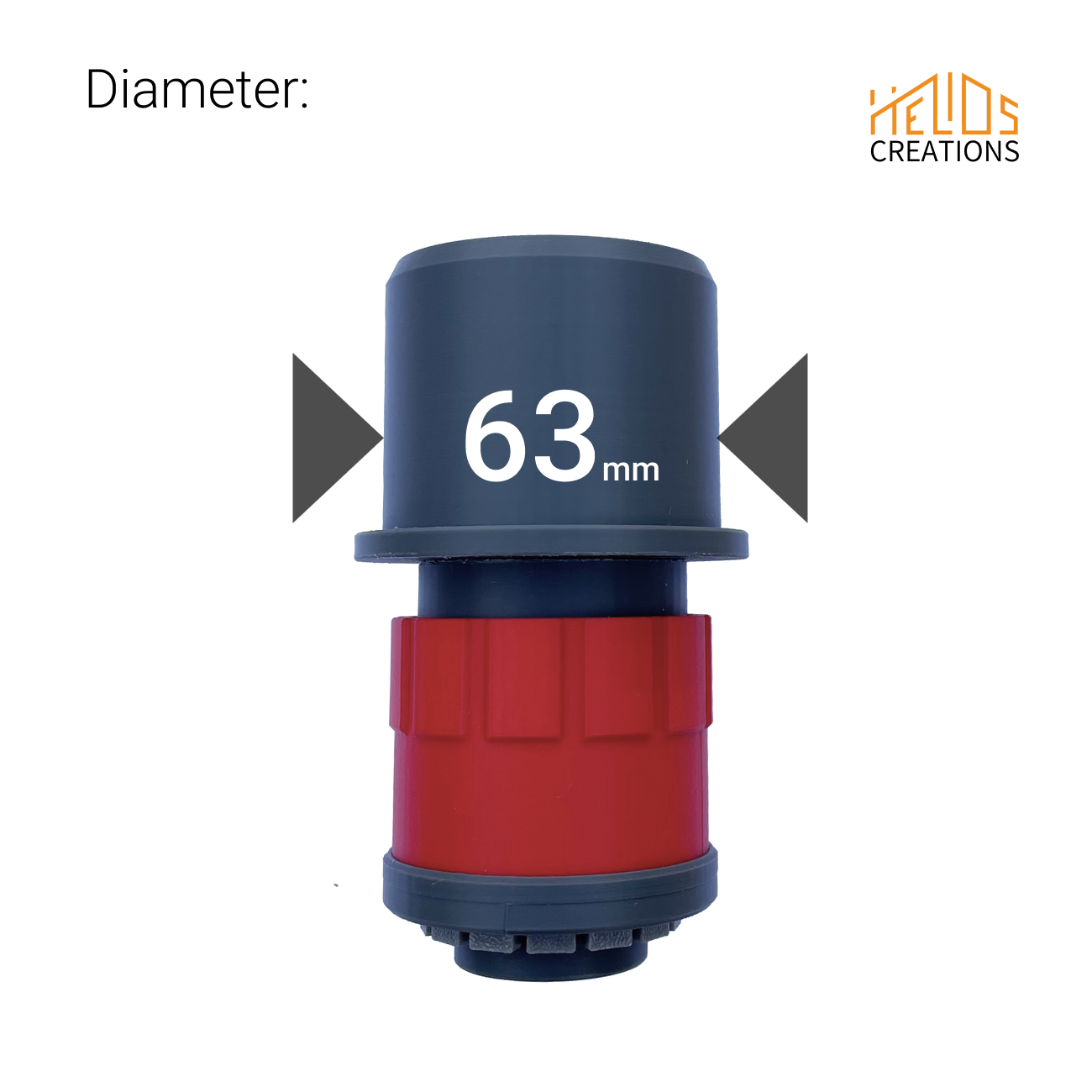 Einhell Mitre Saw Dust Port Adapter to 38, 40, 45, 50, 63 mm Hose Pipe