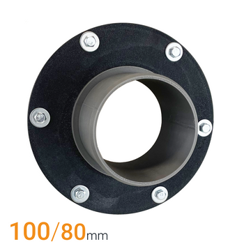 Dust Extraction Flange Adapter - Machine to Hose Connector 80mm or 100mm