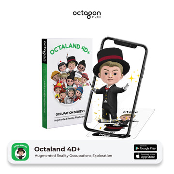 Octaland 4D+ Augmented Reality Cards