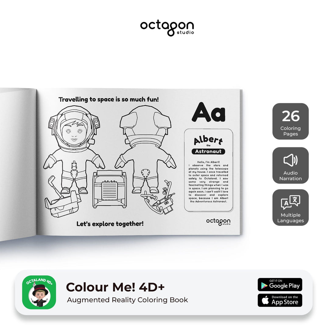 Octaland ColourMe!  Augmented Reality Coloring Book