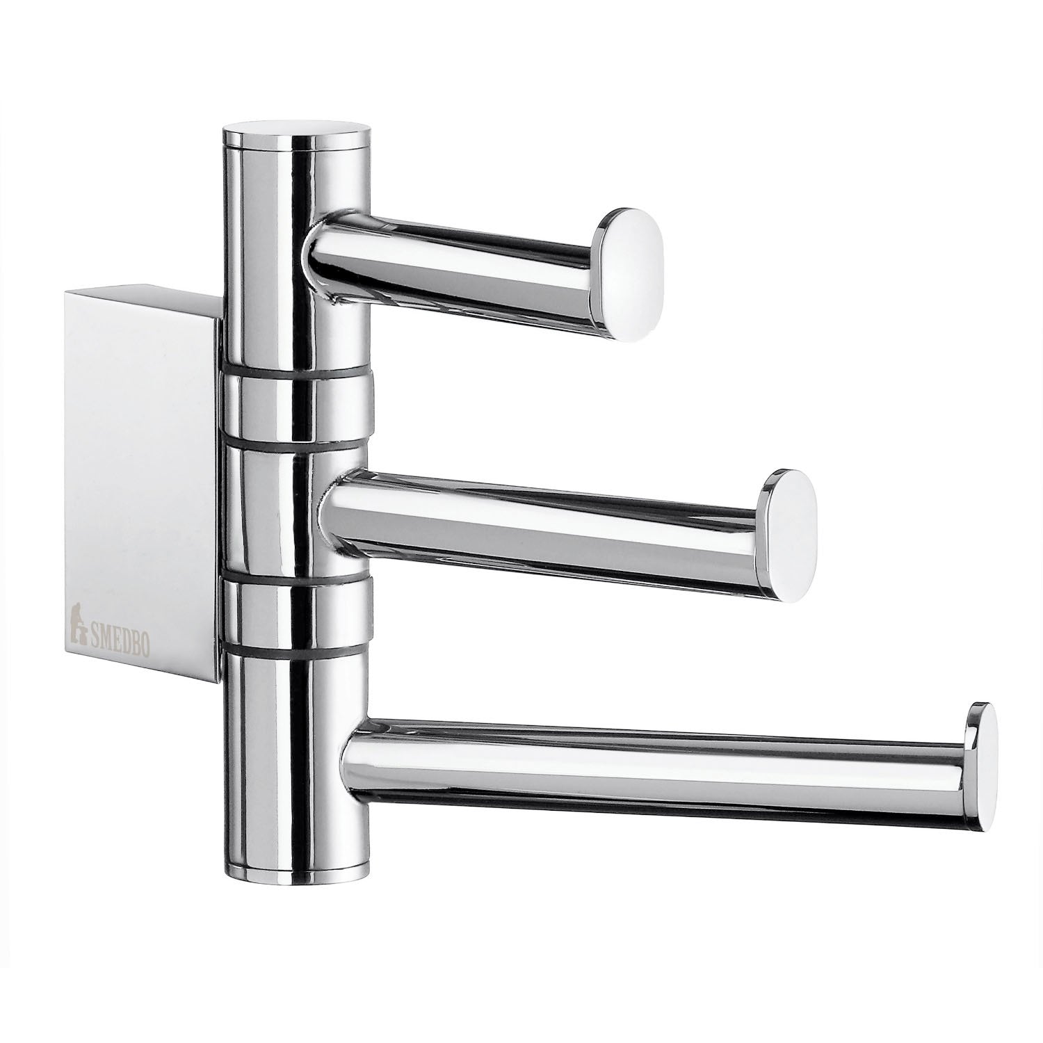Smedbo Air Triple Swing Arm Hook AK327 Polished Chrome