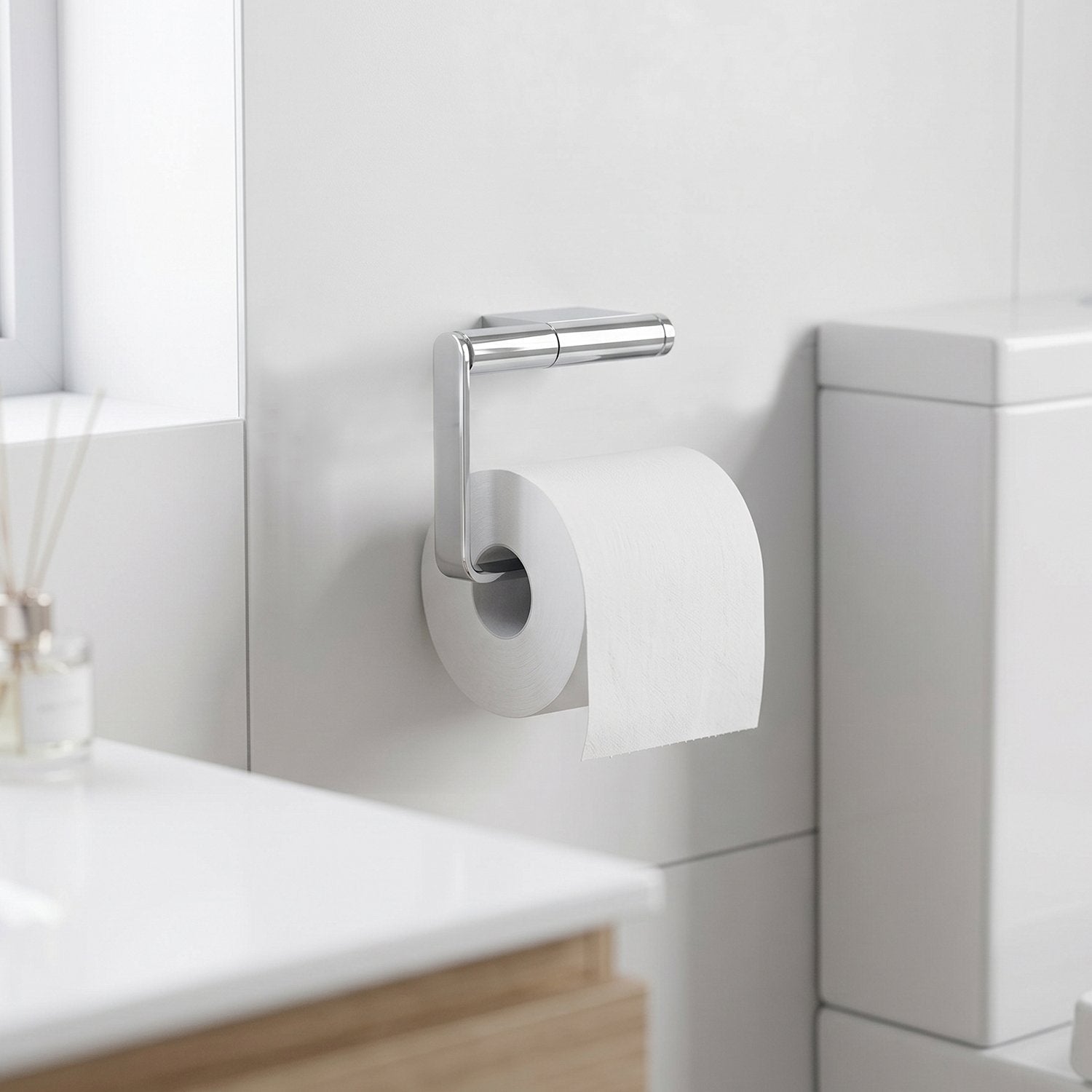 Smedbo Air Toilet Roll Holder AK341 Polished Chrome
