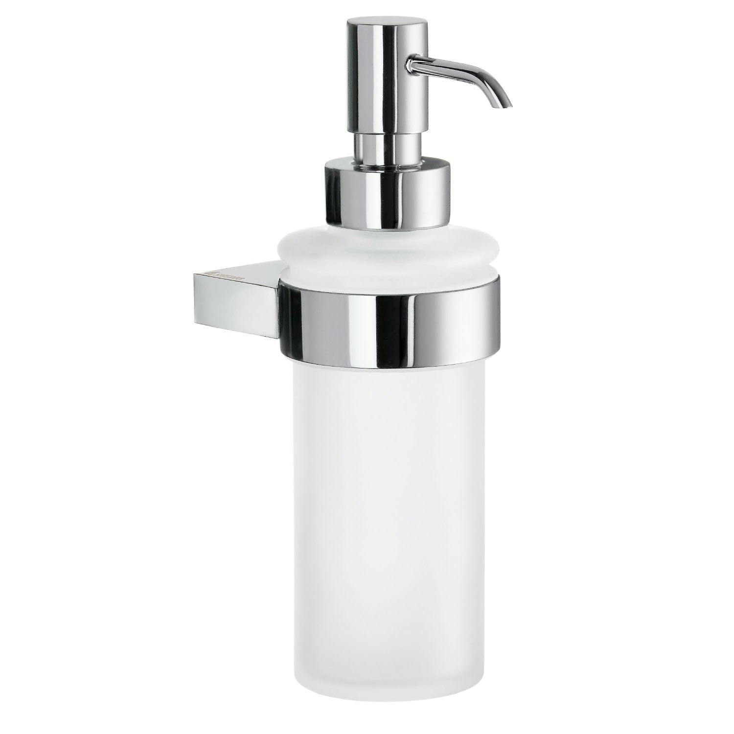 Smedbo AIR Wall-Mounted Soap Dispenser Polished Chrome & Frosted Glass
