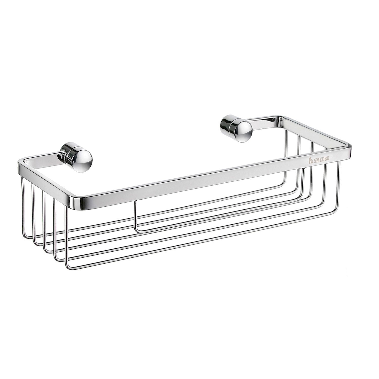 Smedbo Sideline Angular Shower Basket Polished Chrome 250 mm