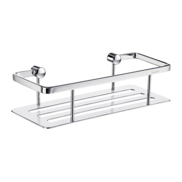 Smedbo Sideline Shower Basket Solid Tray Polished Chrome 250 mm