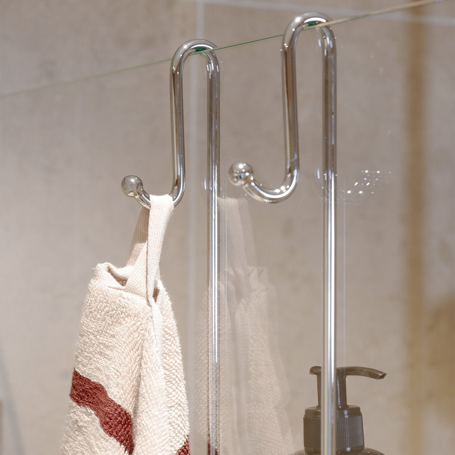 Smedbo Sideline Hanging Shower Basket Two-Tier DK3 Polished Chrome