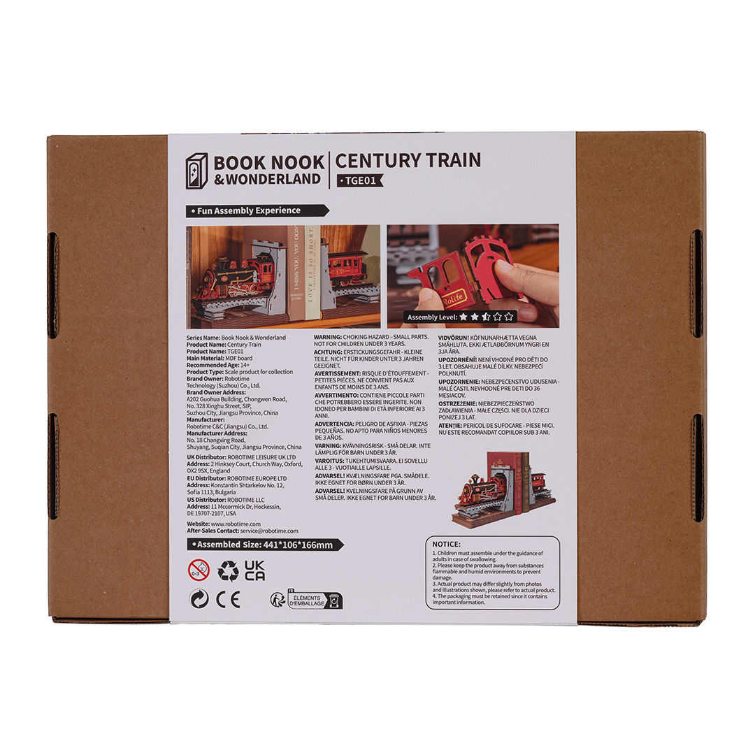 Rolife Century Train DIY Book Nook TGE01