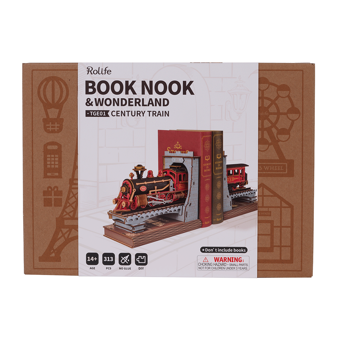 Rolife Century Train DIY Book Nook TGE01