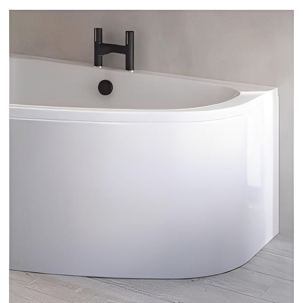 Orlah Acrylic Offset Corner Bath Front And End Panel