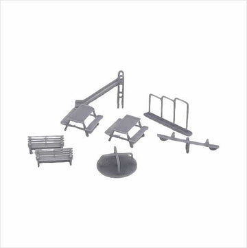 TT Scale | Ready to Paint | Playground Set (8 pack)