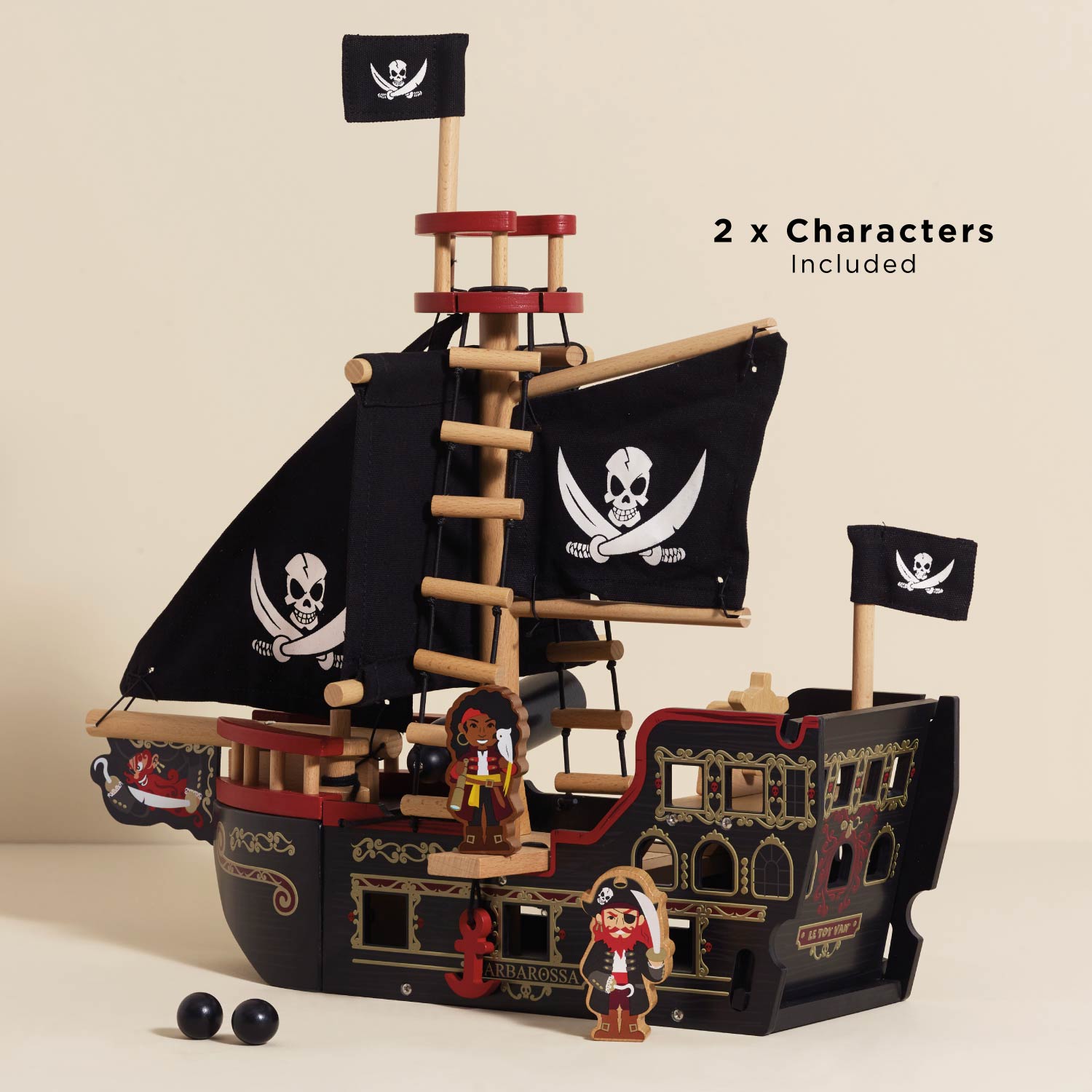 Barbarossa Pirate Ship & Characters