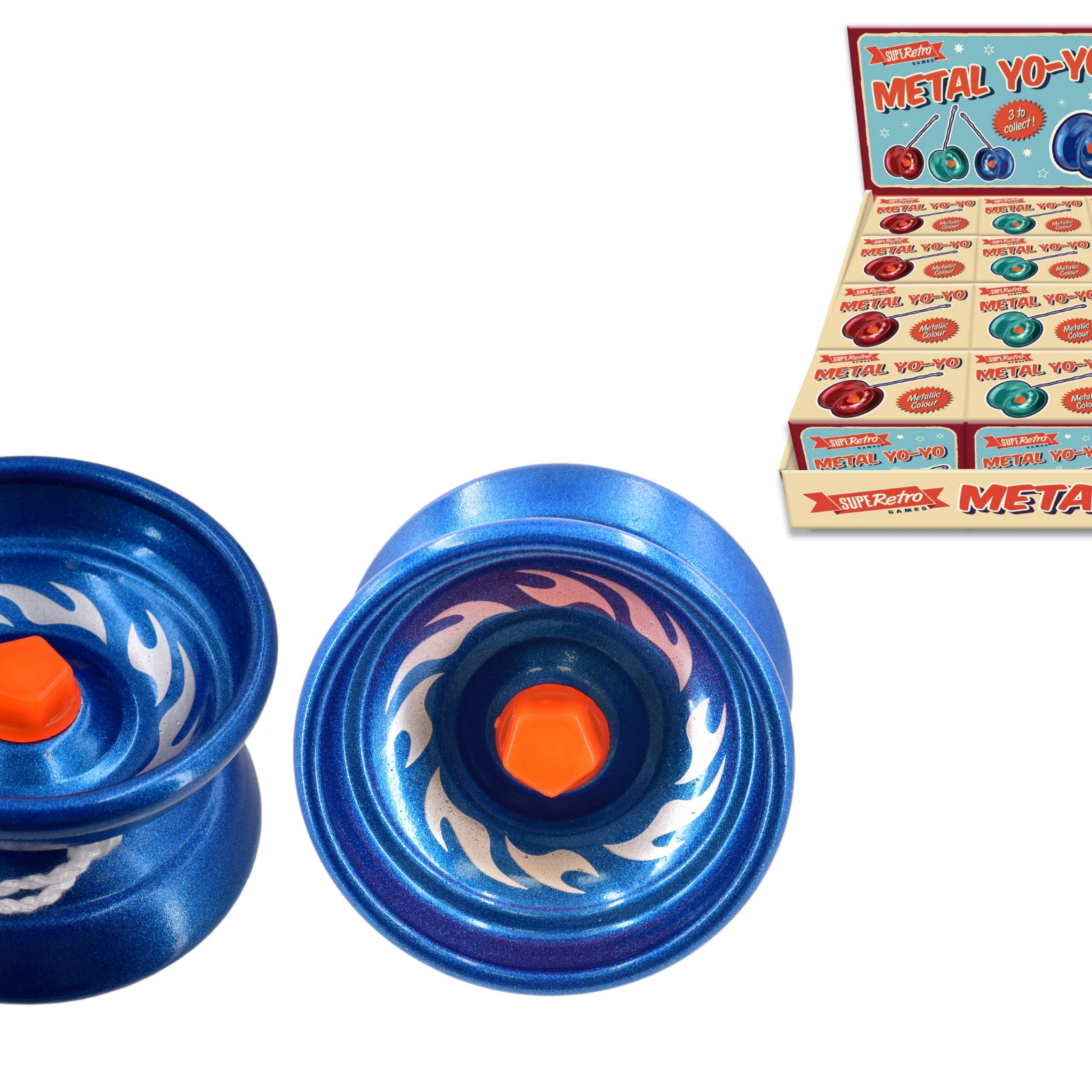 Metal Yo Yo "Retro" In Colour Box