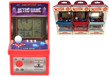 Retro Arcade Machine 3 Assorted Colours