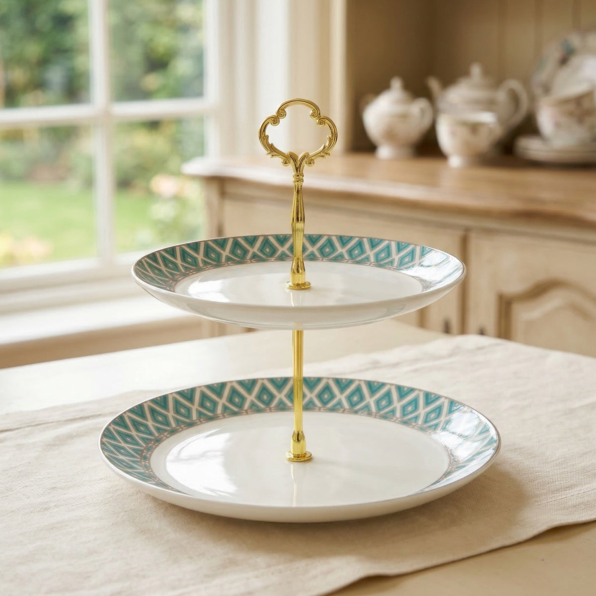 The Edwardian Bone China Cake Stand