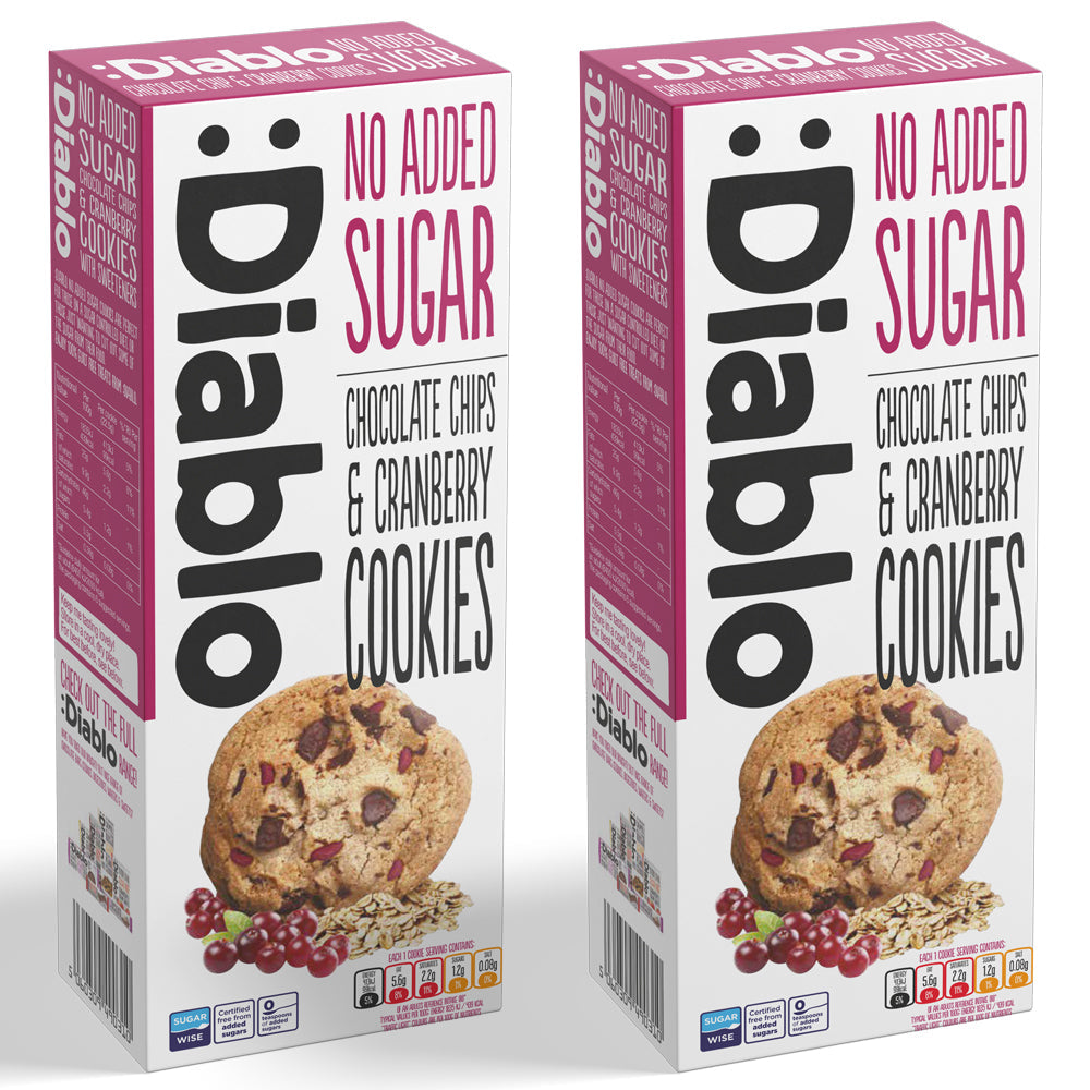 No Added Sugar Chocolate Chip & Cranberry Cookies (135g)