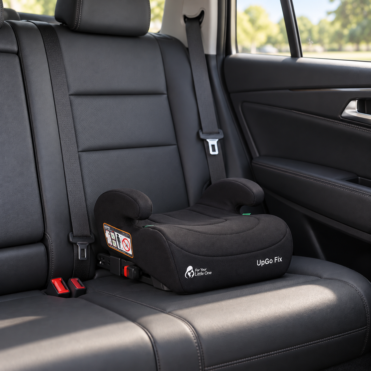 For Your Little One UpGo ISOFIX Booster Seat - Midnight Black (6-12 Years)
