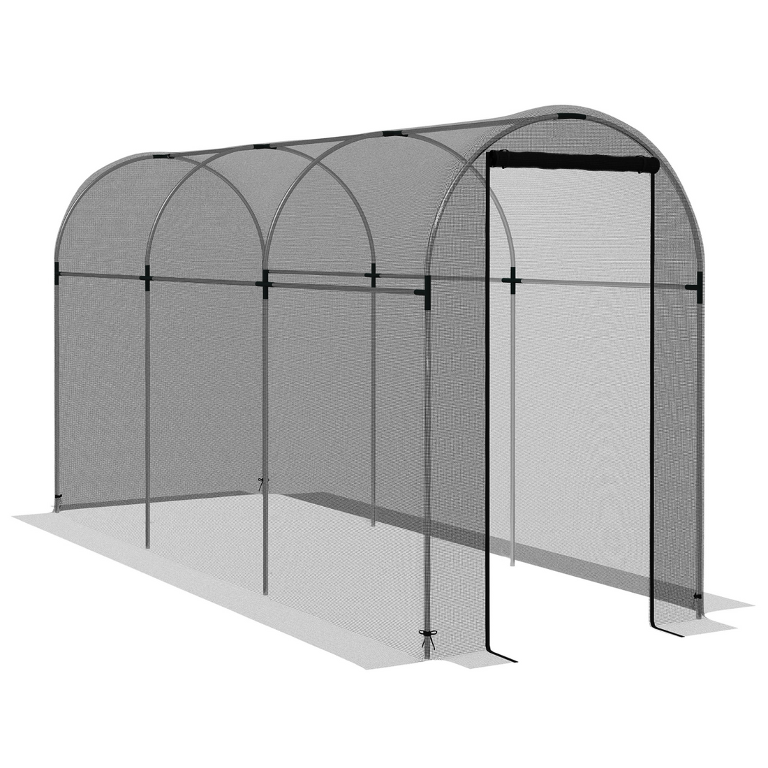 Outsunny Fruit Cage, Plant Protection Tent, 1.2 x 1.2 x 1.9m