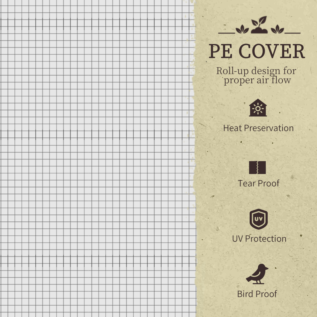Outsunny Raised Garden Bed w/ PE Cover, Use for Patio, Garden
